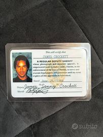 Prop Tesserino/Memorabilia James “Sonny” Crockett