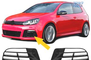 GRIGLIE NEBBIA VOLKSWAGEN VW GOLF 6 08-12 R20 NERO