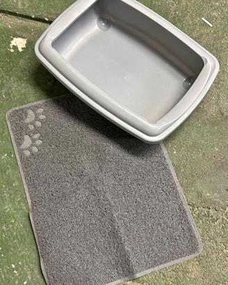 Lettiera gatto + tappetino