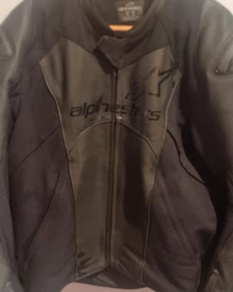 giacca da moto alpinestar faster V3 in pelle 