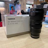 TAMRON 50-400mm F/4.5-6.3 Di III VC VXD attacco Ni