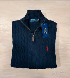 Maglione Ralph Lauren con cerniera ULTIMO PEZZO