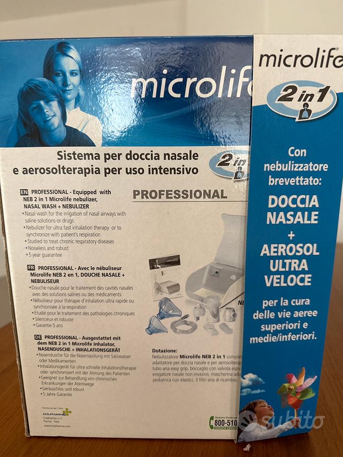 Doccia nasale aerosol e nebulizzatore NEB 2 in 1