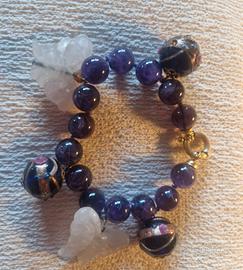 bracciale in ametista 