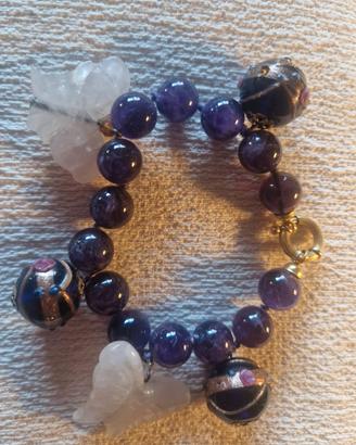 bracciale in ametista 