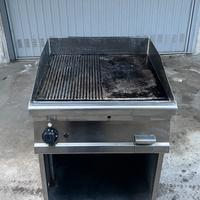 Piastra frytop rigata/liscia gas LOTUS linea 70