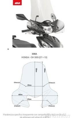 Parabrezza GIVI per Honda VISION CODICE 308A