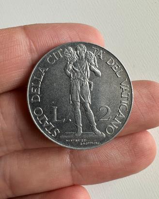 Moneta 2 lire 1940 - Città del Vaticano