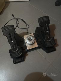 Pedaliera Logitech saitek Rudder Timone