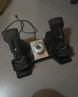 Pedaliera Logitech saitek Rudder Timone