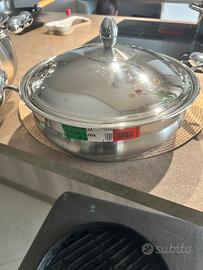 Set di pentole acciaio inox nuove