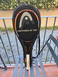 racchetta tennis con custodia 