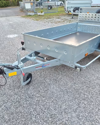 CARRELLO RIMORCHIO CRESCI PT6C CON RAMPA SALITA