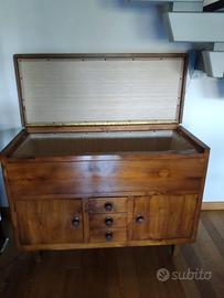 Antica Madia in Noce - sportelli e cassetti