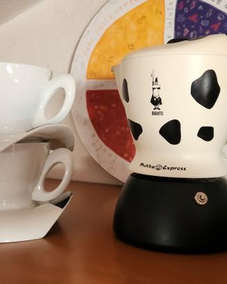 Set cappuccino caffe bialetti Mukka Express 
