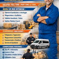 Produzione/Operaio/Magazziniere/Guardiola/Autista