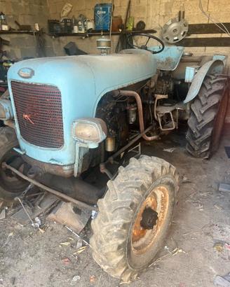 Trattore d'Epoca Landini 1963+ rimorchio Mutti 40q