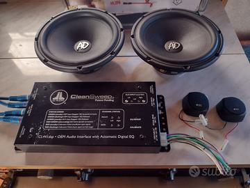 Coppia di casse da 16+ Twitter+ JL 40X4 watt