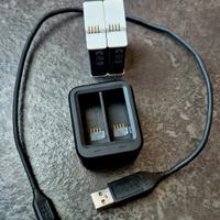 Caricatore doppio GoPro + 2 batterie enduro