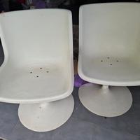 Sedie tipo TULIP PLAY design anni ’70 Vintage
