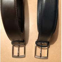 LANIFICIO cerruti 2x cintura blu e marrone LF00442