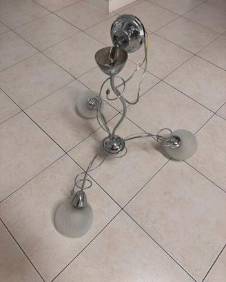 Lampadario a 3 bulbi