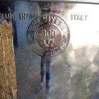 Contenitore alimenti acciaio inox 300 L