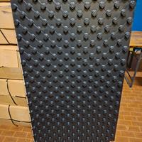 impianto a pavimento bugnato