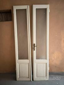 Porta a battente in stile vecchia milano