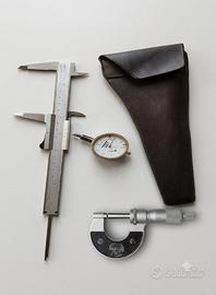 Tris Strumenti Misura  Calibro, Micrometro, Compar