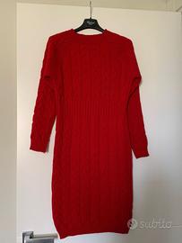 Vestito maglione rosso sales