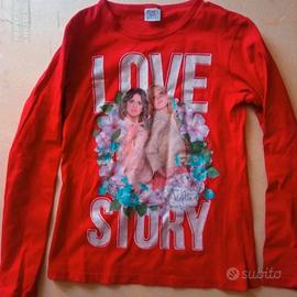 t-shirt Disney manica lunga Violetta 10 anni