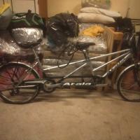 bicicletta  tandem 2 posti 