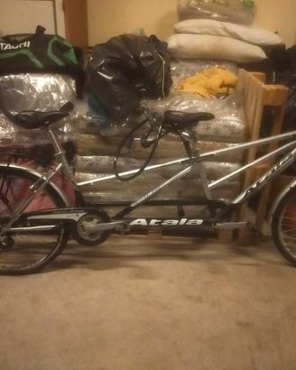 bicicletta  tandem 2 posti 