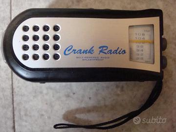 Radio a Dinamo/pile Torcia,Antenna,Microf.Cuffie