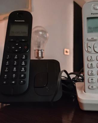 Panasonic telefono cordless 2 portatili 