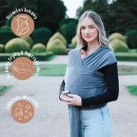 fascia portabebe' dark grey