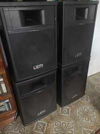 CASSE DIFFUSORI PER LIVE O FESTE