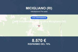 Immobile in asta di 75 m² a Micigliano