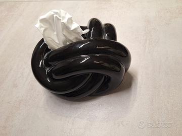 Porta fazzoletti in ceramica