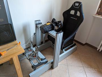 postazione Simracing alluminio 
