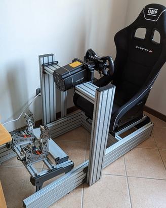 postazione Simracing alluminio 