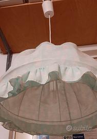 Lampadario in stoffa cameretta bimbo