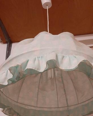 Lampadario in stoffa cameretta bimbo
