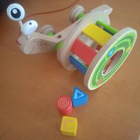 Chiocciola in legno con formine Hape