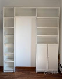 Libreria componibile IKEA Billy con ponte e ante