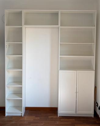 Libreria componibile IKEA Billy con ponte e ante