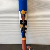 Coppia di maschere africane in legno.