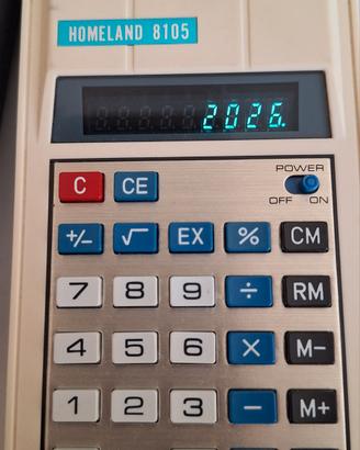 Calculadora Homeland 8105 Vintage  (1976)