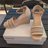 Sandali con zeppe GEOX nuovi n. 38